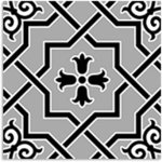 Peppa Bellevue Black Ash Tile 200x200