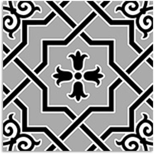 Peppa Bellevue Black Ash Tile 200x200