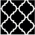 Peppa Caesar Black Tile 200x200