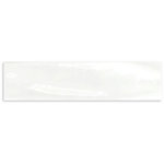 Razor White Gloss Wavy Wall Tile 75x300