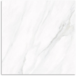 Lux White Calacatta Satin Floor Tile 600x600