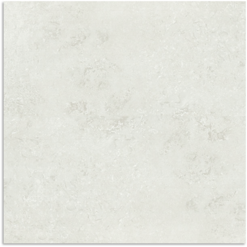 Travertition White Matt Floor Tile 600x600