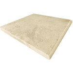 Stoneworks Travertine Chalk Bullnose 500x500