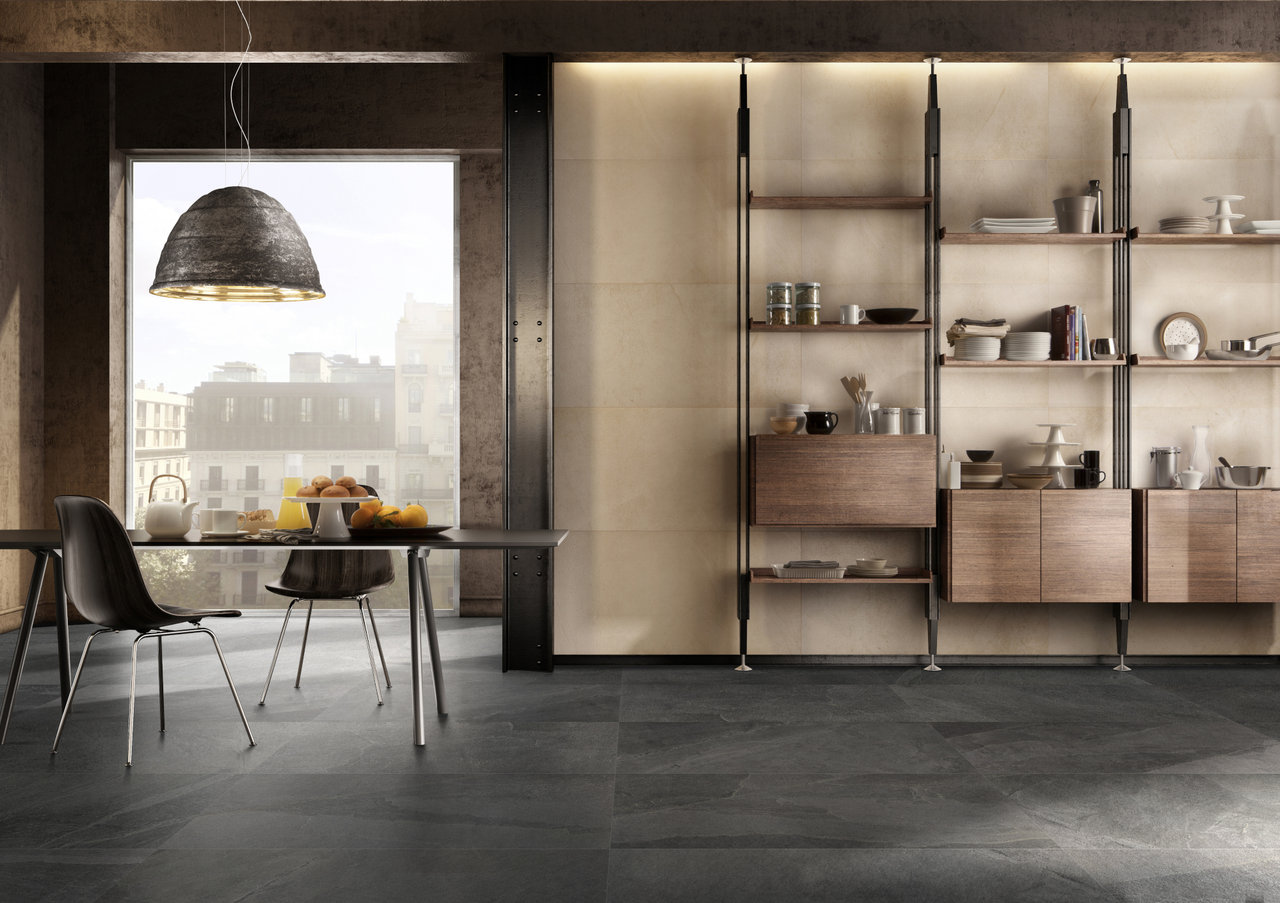 Volcanics Carbon Tile 600x1200 (6mm Thick) - Tile Stone Paver