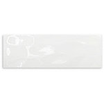 Gloss White Wavy Wall Tile 100x300