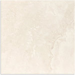 Travertine Ivory Matt Tile 600x600