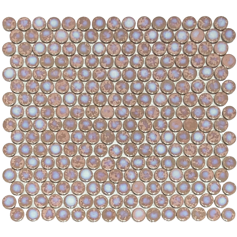 Orbit Penny Round C Gloss Mosaic, Penny Round Mosaic Tiles Australia