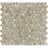 Orbit Penny Round Tea Gloss Mosaic