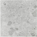 Affogato Light Grey Grip Tile 600x600