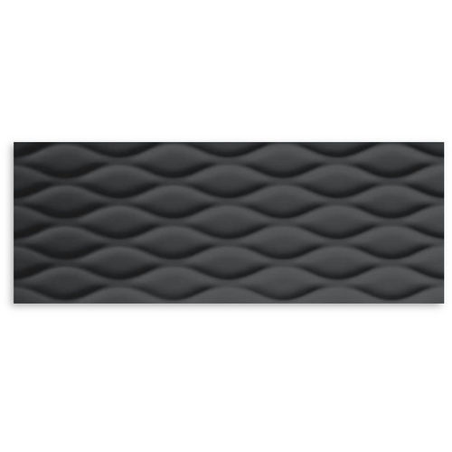 Genesis Float Black Matt Wall Tile 450x1200