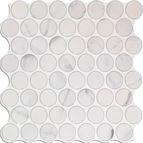 Circle Calacatta Glossy Tile 305x305