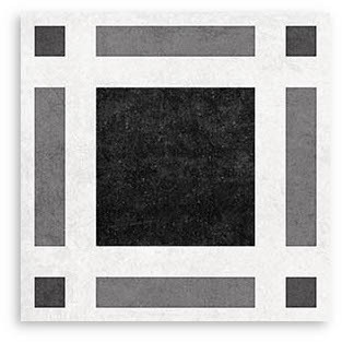 Artisan Macintosh Black Matt Tile 200x200