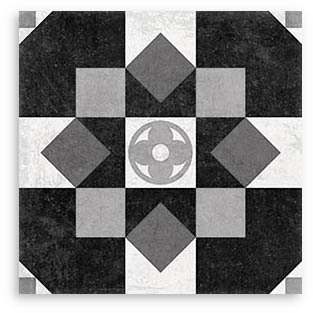 Artisan Roma Black Matt Tile 200x200