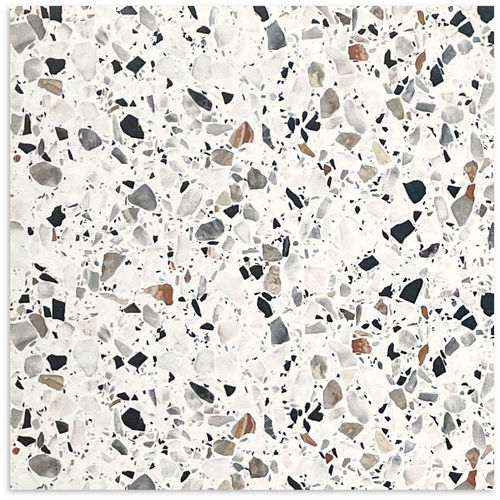 Galaxy Terrazzo White Matt Tile 300x300