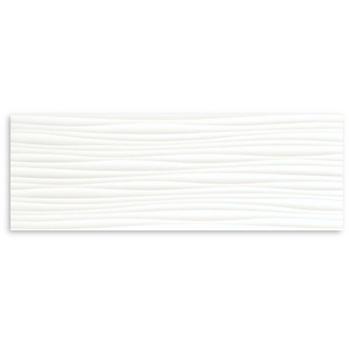 Genesis Wind White Matt Wall Tile 350x1000