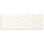 Genesis Leaf White Matt Wall Tile 350x1000