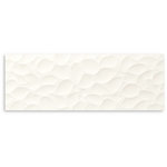 Genesis Leaf White Matt Wall Tile 350x1000