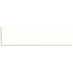 Subway White Matte Wall Tile 75x300