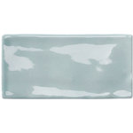 Luxe Sea Blue Gloss Wall Tile 76x152