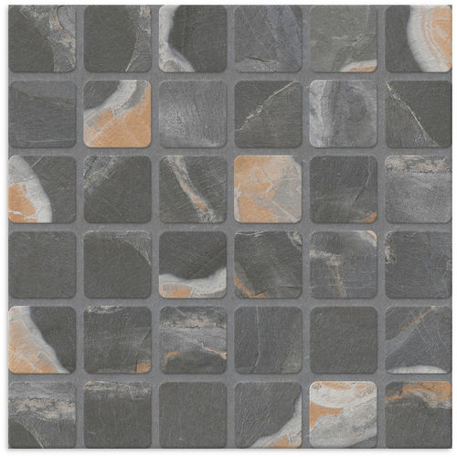 Laurentia Black Tile 450x450