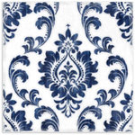 Andra Miranda Navy Blue Gloss Tile 150x150