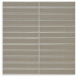 Porcelain Flat Coffee Gloss Tiles 22x145