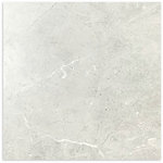 Bora Light Grey Matt Tile 600x600