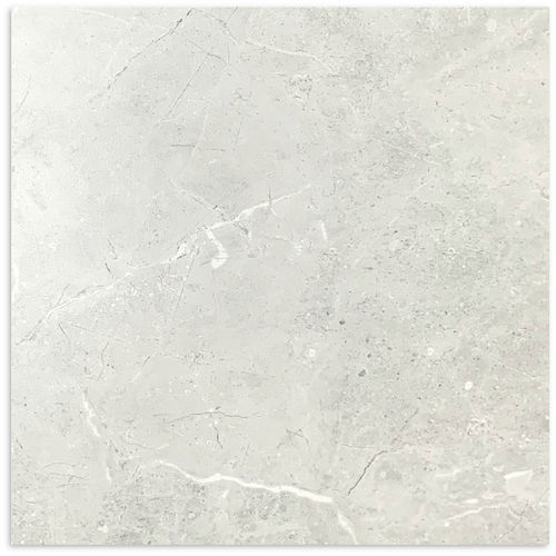 Bora Light Grey Matt Tile 600x600