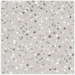 Terrazzo Stone Earth Matt Tile 600x600