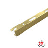 L Angle Aluminium Trim 11mm x 3m (Brushed Light Gold)
