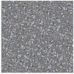 Terrazzo Stone Nero Matt Tile 600x600