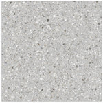 Terrazzo Stone Grigio Matt Tile 600x600