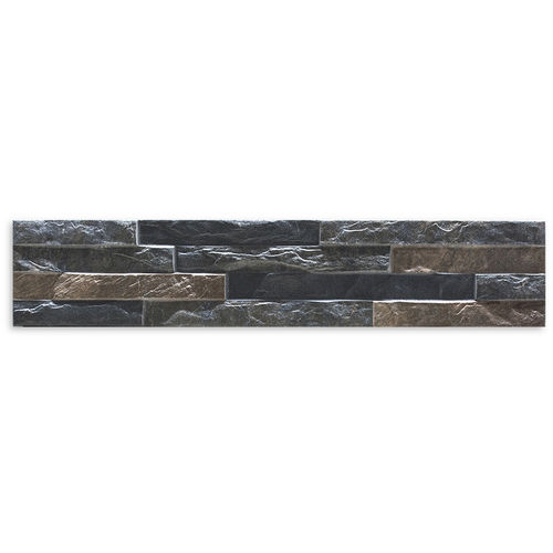 Avaris Grafito Charcoal Matt Wall Tile 100x500