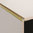 Box Square Edge Aluminum Trim 12mm x 3m (Bright Gold)