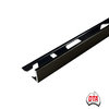 L Angle Aluminium Trim 11mm x 3m (Brushed Black)