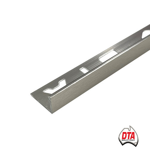 L Angle Aluminium Trim 22mm x 3m (Brushed Nickel)