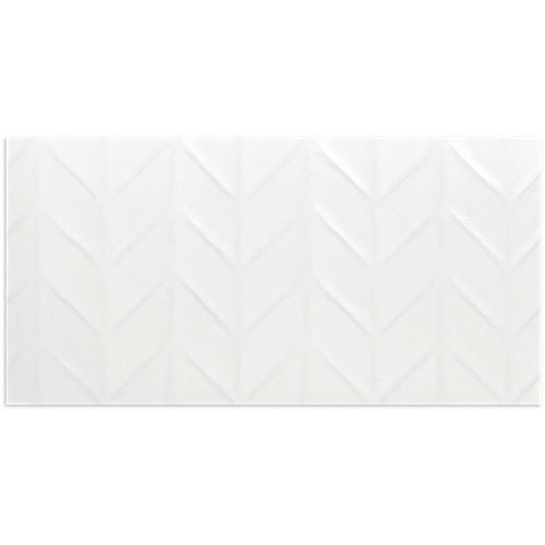 Ice Age White Gloss Wall Tile 300x600