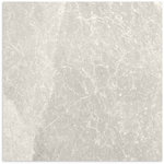 Neve Light Grey Satin Floor Tile 600x600