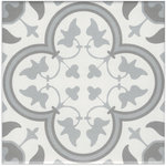 Salisbury Light Grey Matt Tile 200x200