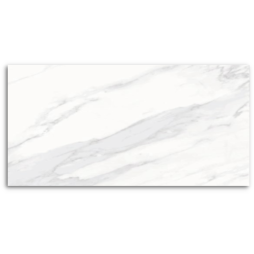 Montebello Carrara White Gloss Wall Tile 300x600