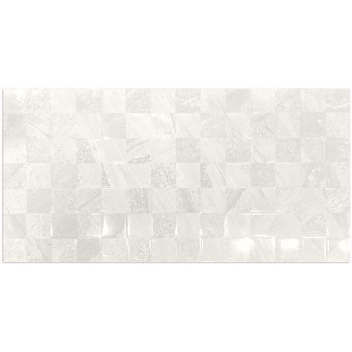 Sandstone White Decor Gloss Wall Tile 300x600