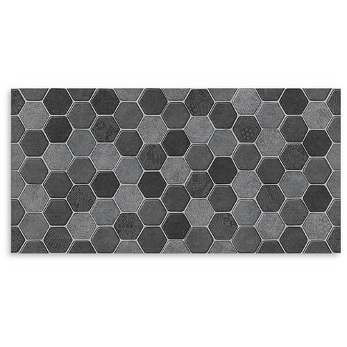Folio Hexology Raven (Satin) Wall 300x600