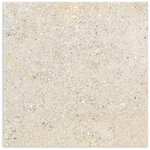 Aggregate White Lappato Tile 600x600