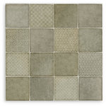 Tetra Odyssey Spanish Olive Satin (Matt) Tile Mix 130x130