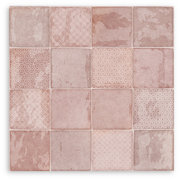 Tetra Odyssey Pink Salt Gloss Tile Mix 130x130