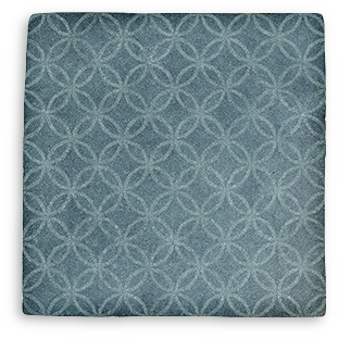 Silhouette Ringlet Atlantic Satin (Matt) Wall Tile 130x130