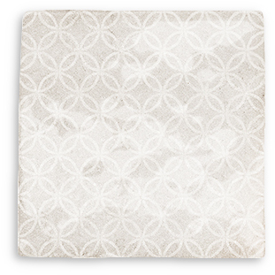 Silhouette Ringlet Pannacotta Gloss Wall Tile 130x130