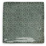 Silhouette Fettle Irish Moss Gloss Wall Tile 130x130
