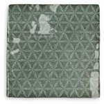Silhouette Gyre Irish Moss Gloss Wall Tile 130x130