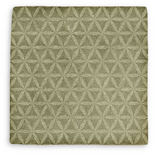 Silhouette Gyre Spanish Olive Satin (Matt) Wall Tile 130x130